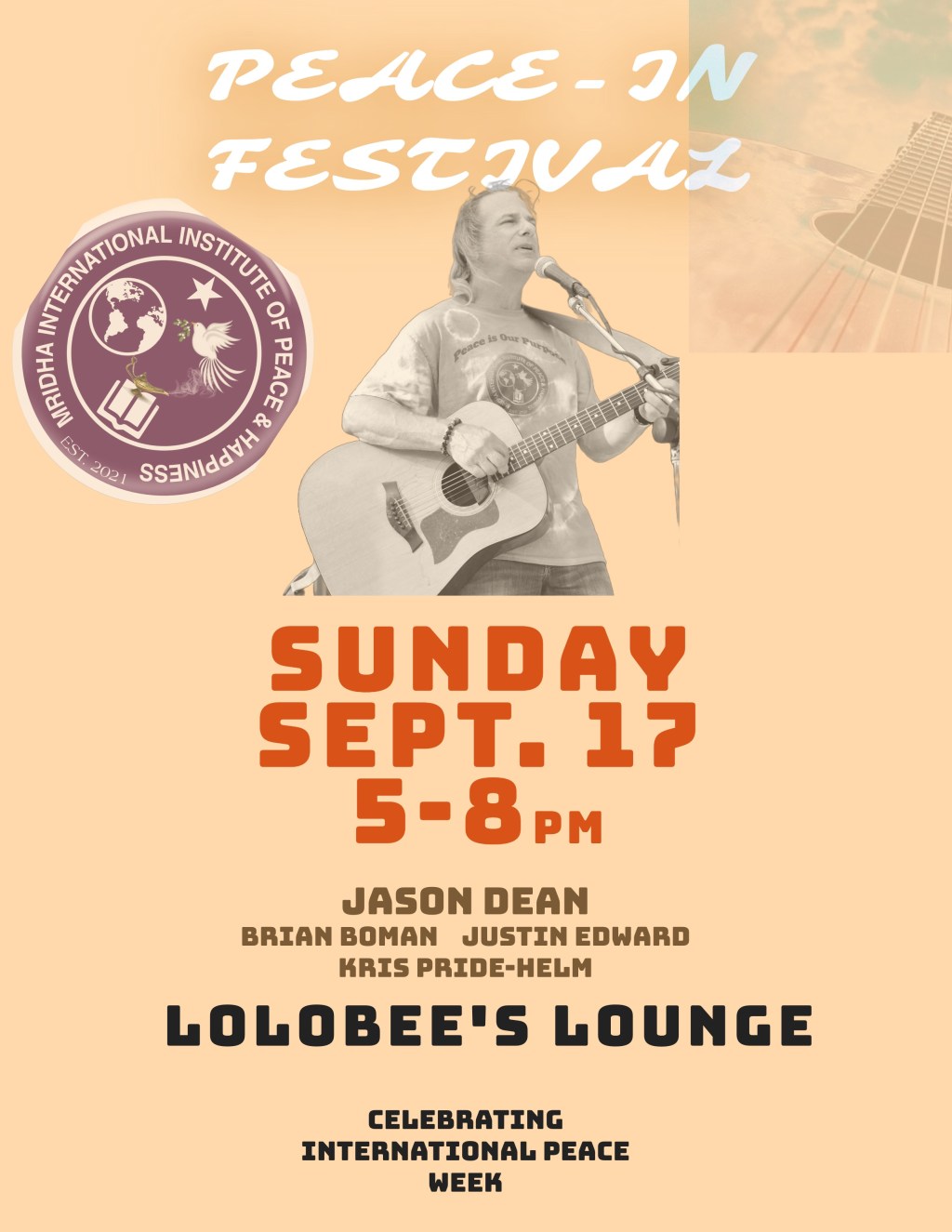 Event Reminder: Peace-In