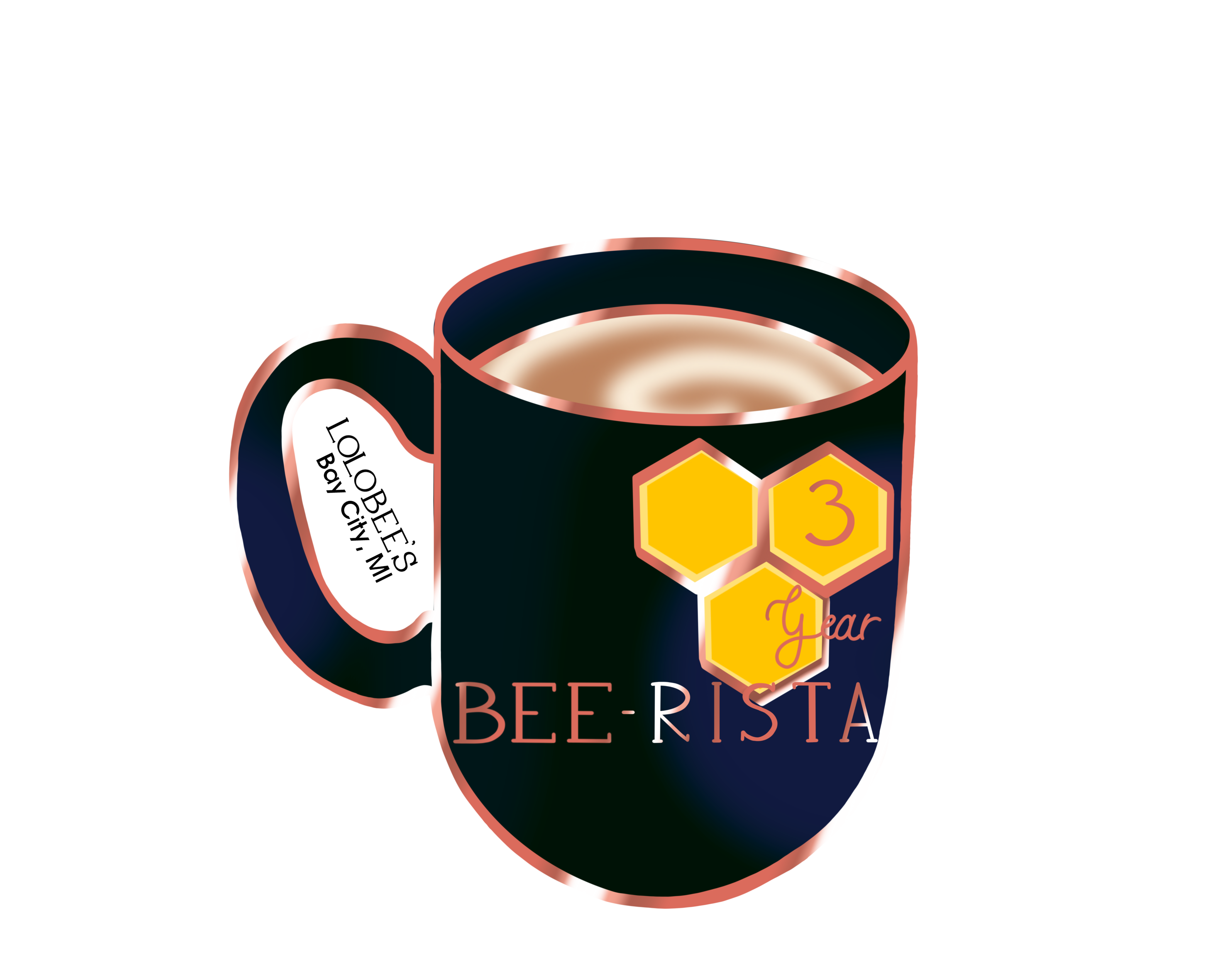 Mug sticker